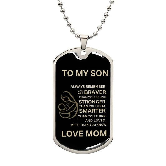 Mother and Son Dog Tag - CEW Store