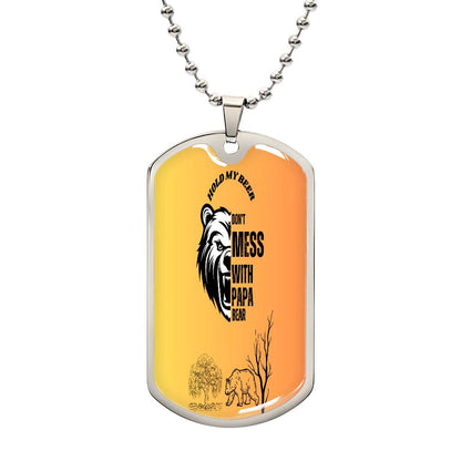 Luxury Graphic Dog Tag Necklace