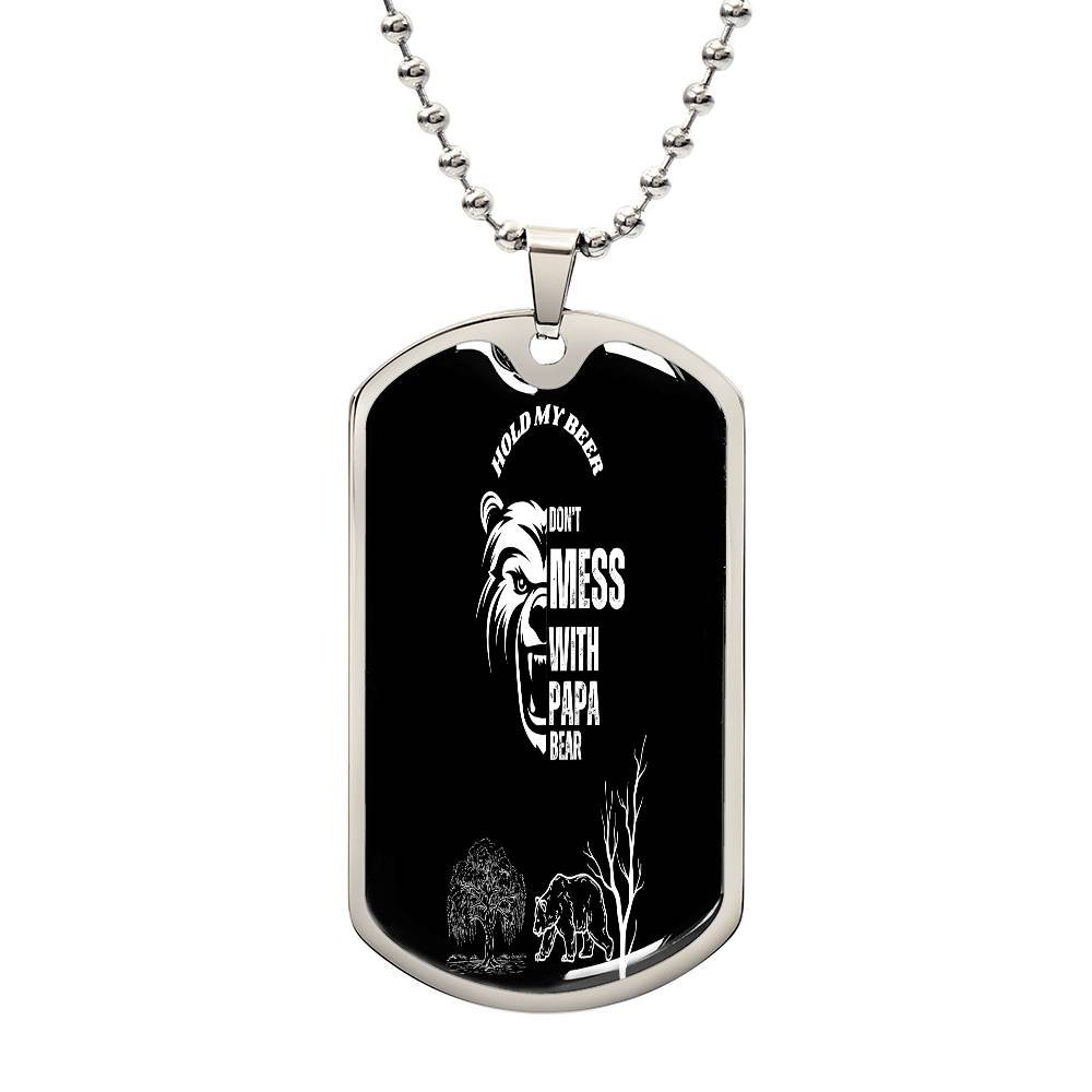 Luxury Graphic Dog Tag Necklace