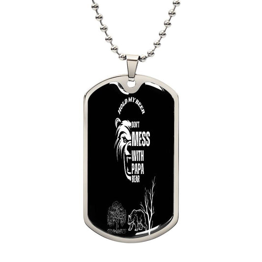 Luxury Graphic Dog Tag Necklace