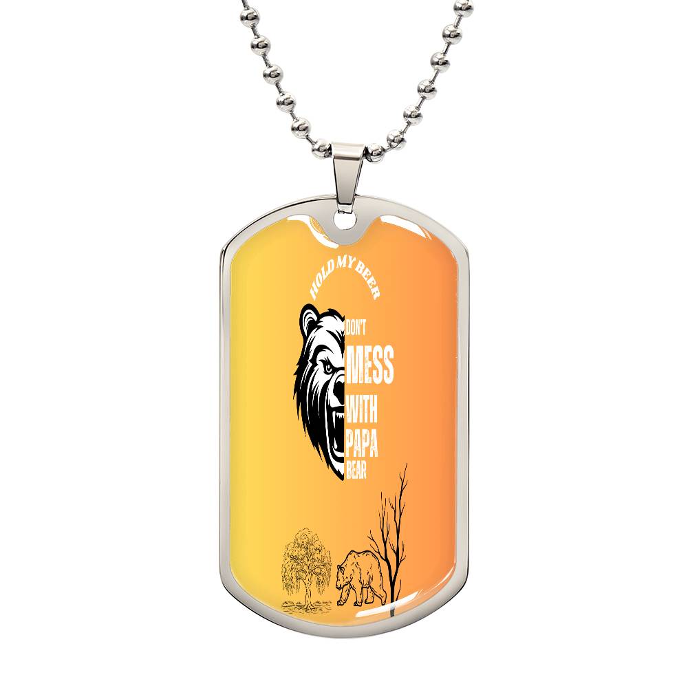 Luxury Graphic Dog Tag Necklace