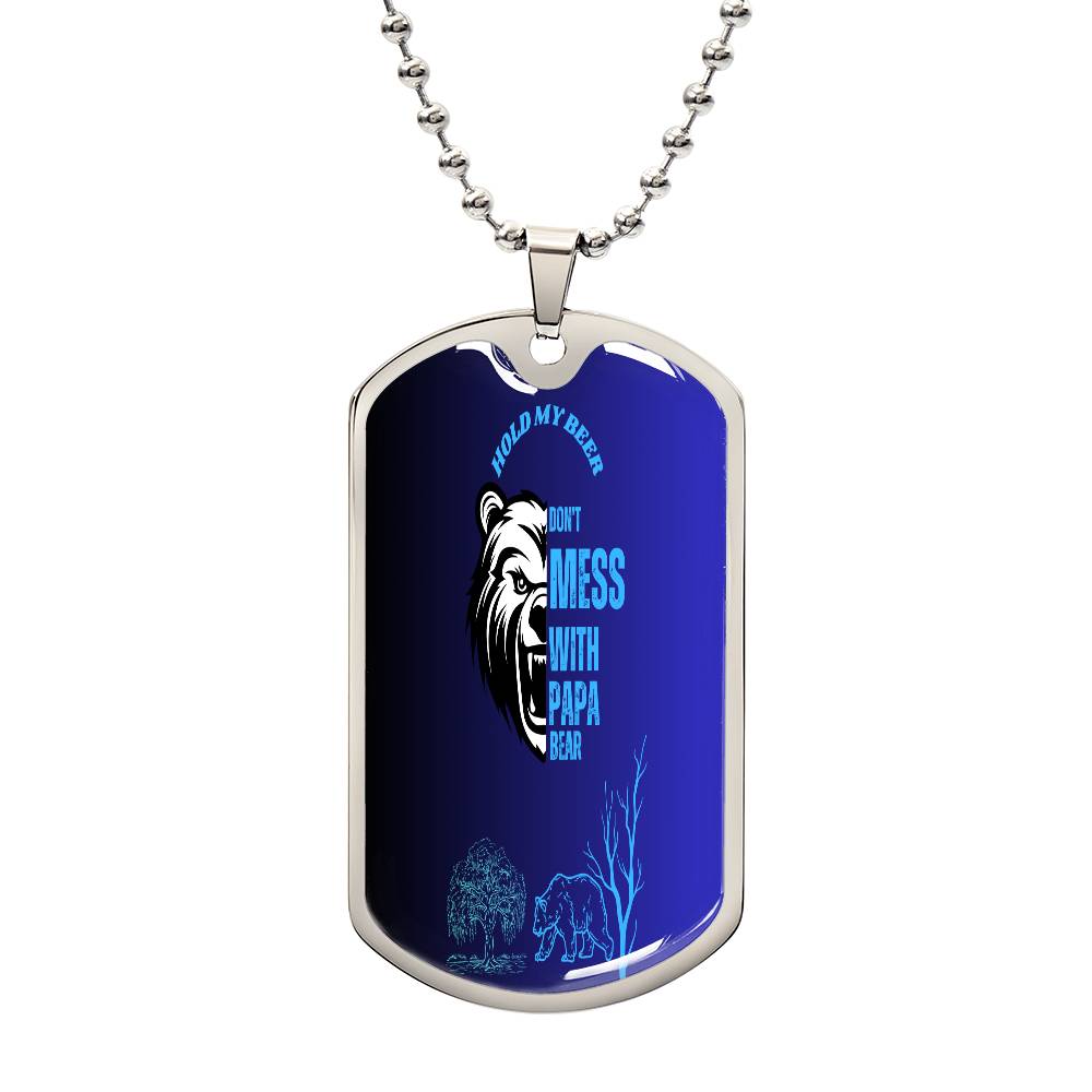 Luxury Graphic Dog Tag Necklace