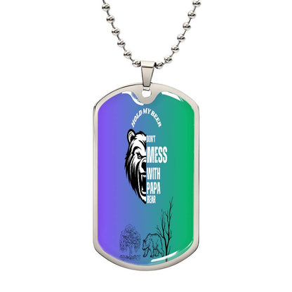 Luxury Graphic Dog Tag Necklace