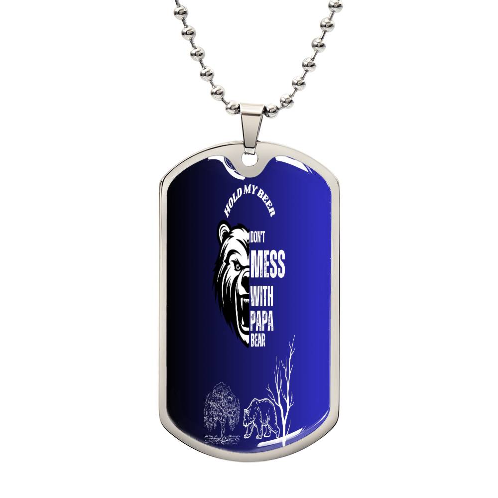 Luxury Graphic Dog Tag Necklace