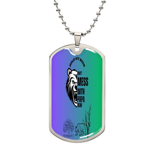 Luxury Graphic Dog Tag Necklace