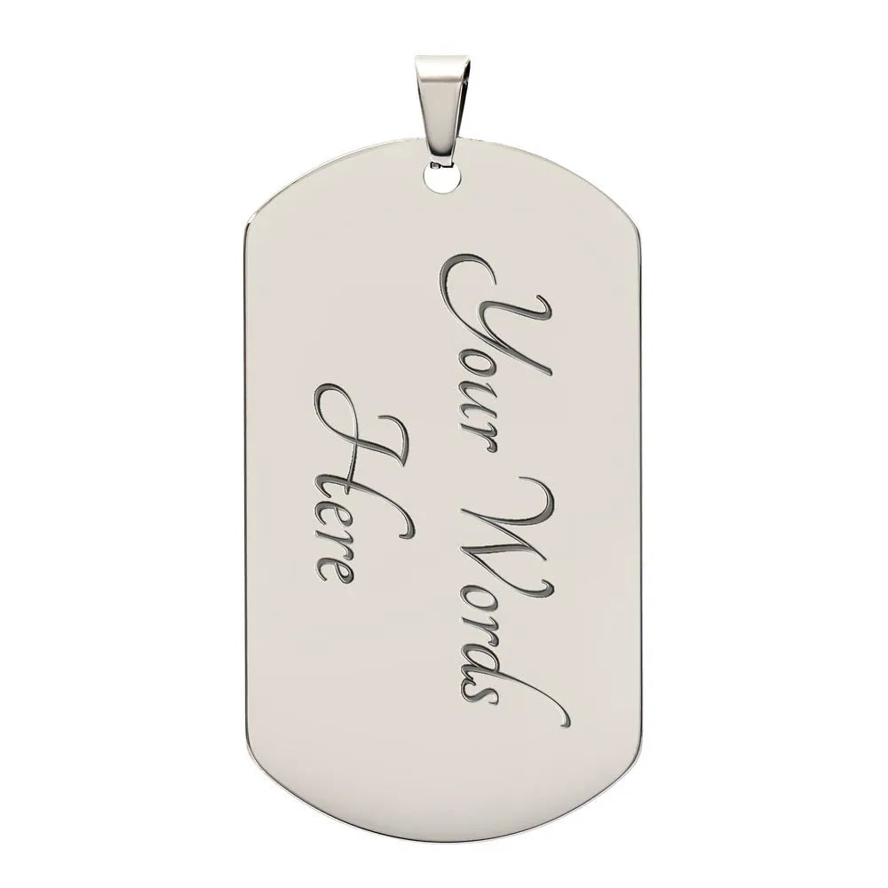 Love Mom Dog Tag O - CEW Store