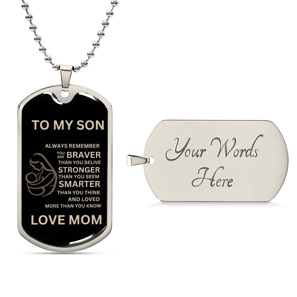 Mother and Son Dog Tag - CEW Store