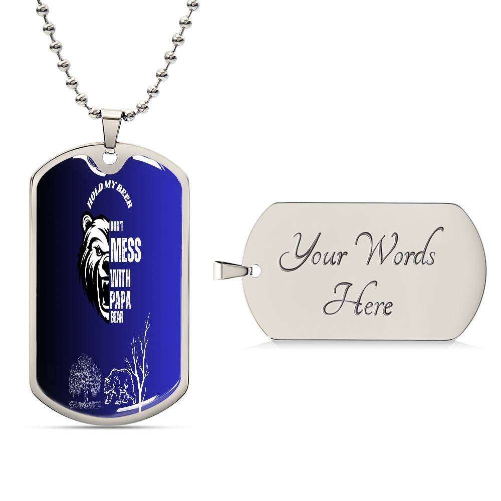 Luxury Graphic Dog Tag Necklace