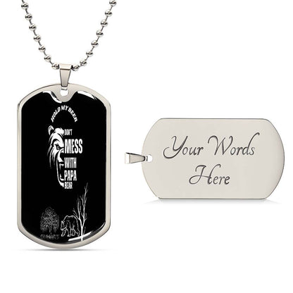 Luxury Graphic Dog Tag Necklace