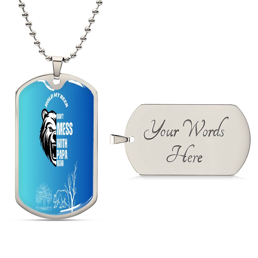 Luxury Graphic Dog Tag Necklace