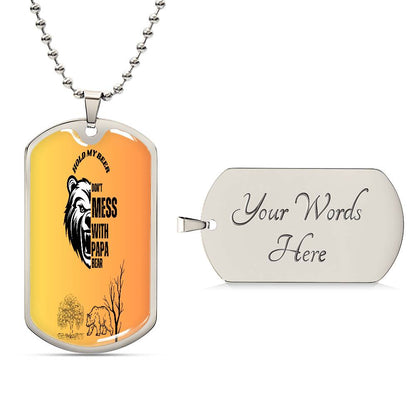 Luxury Graphic Dog Tag Necklace