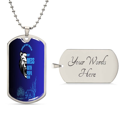 Luxury Graphic Dog Tag Necklace