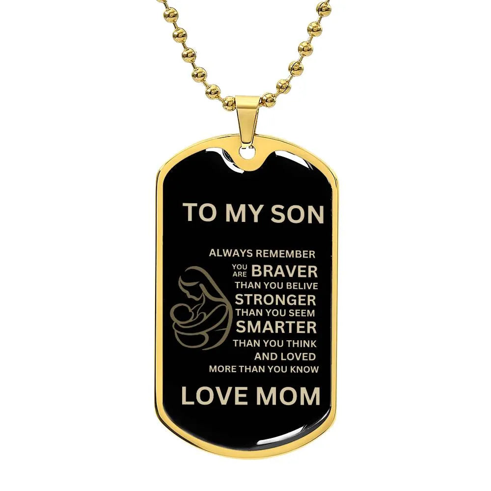 Mother and Son Dog Tag - CEW Store