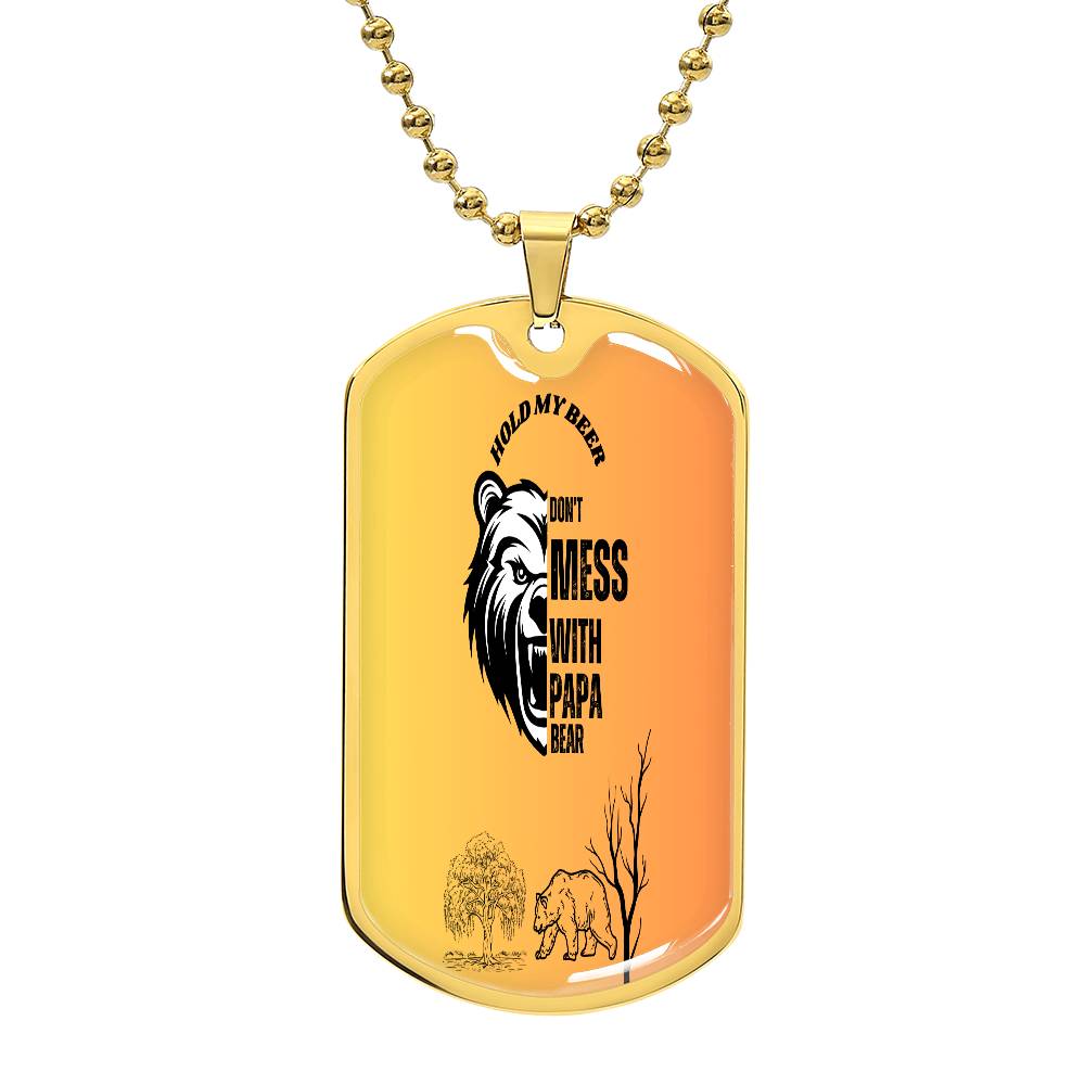 Luxury Graphic Dog Tag Necklace