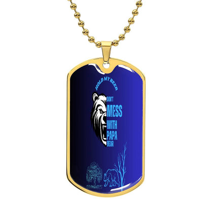 Luxury Graphic Dog Tag Necklace