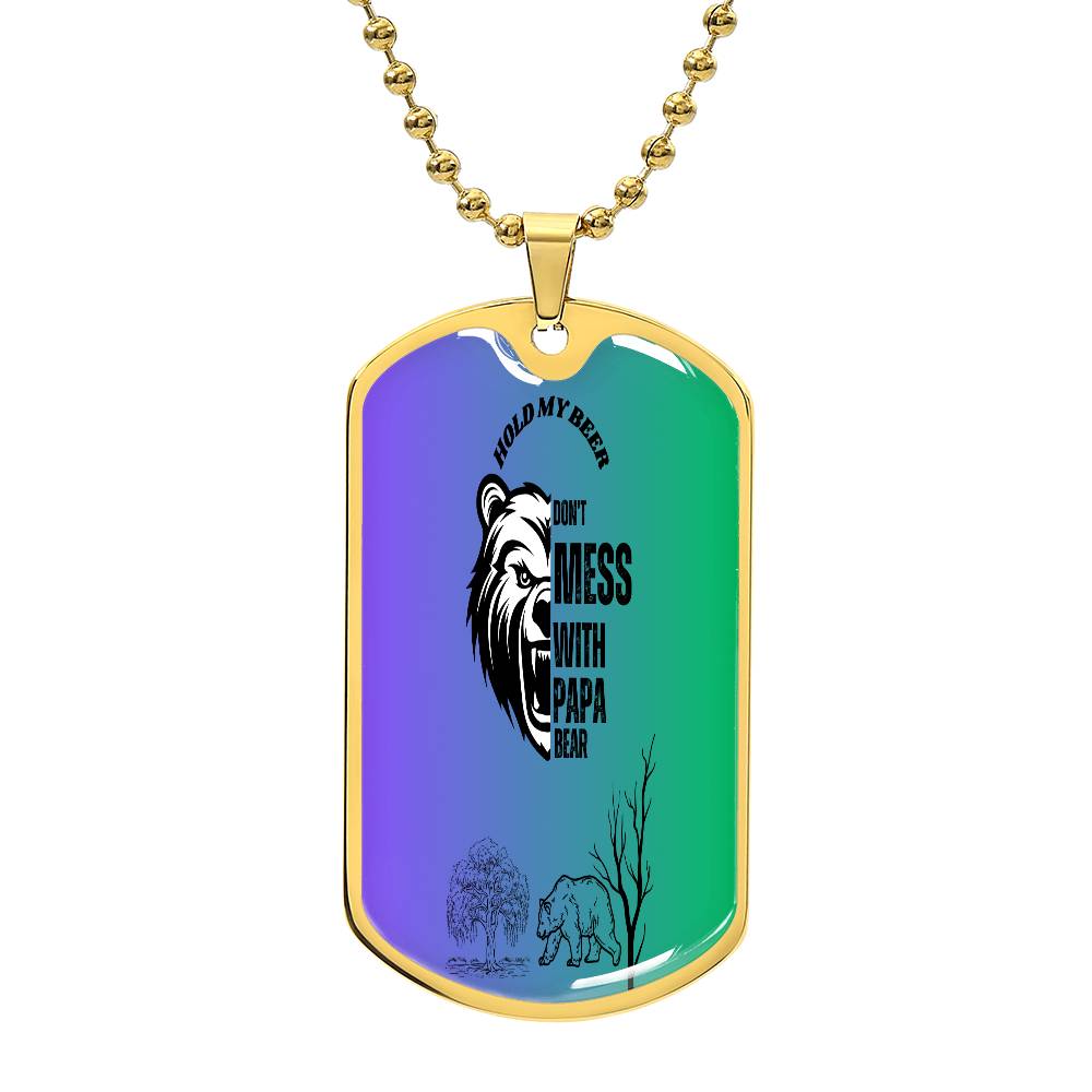 Luxury Graphic Dog Tag Necklace