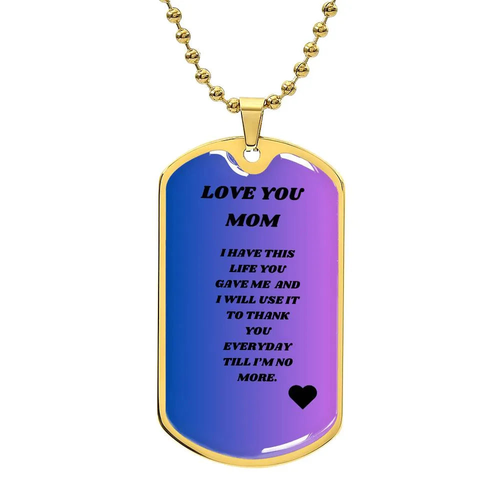 Love Mon Dog Tag P - CEW Store