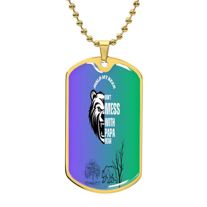 Luxury Graphic Dog Tag Necklace