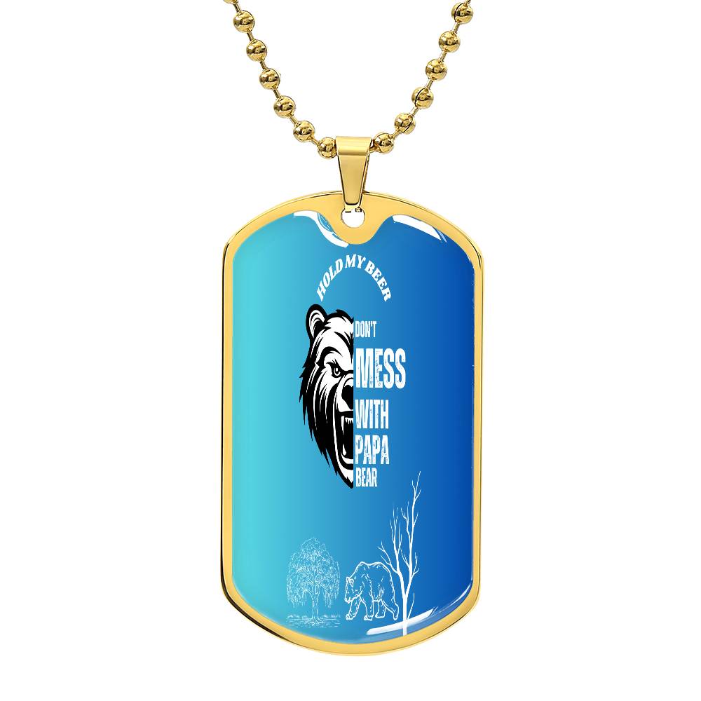 Luxury Graphic Dog Tag Necklace