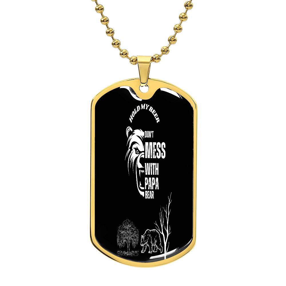 Luxury Graphic Dog Tag Necklace