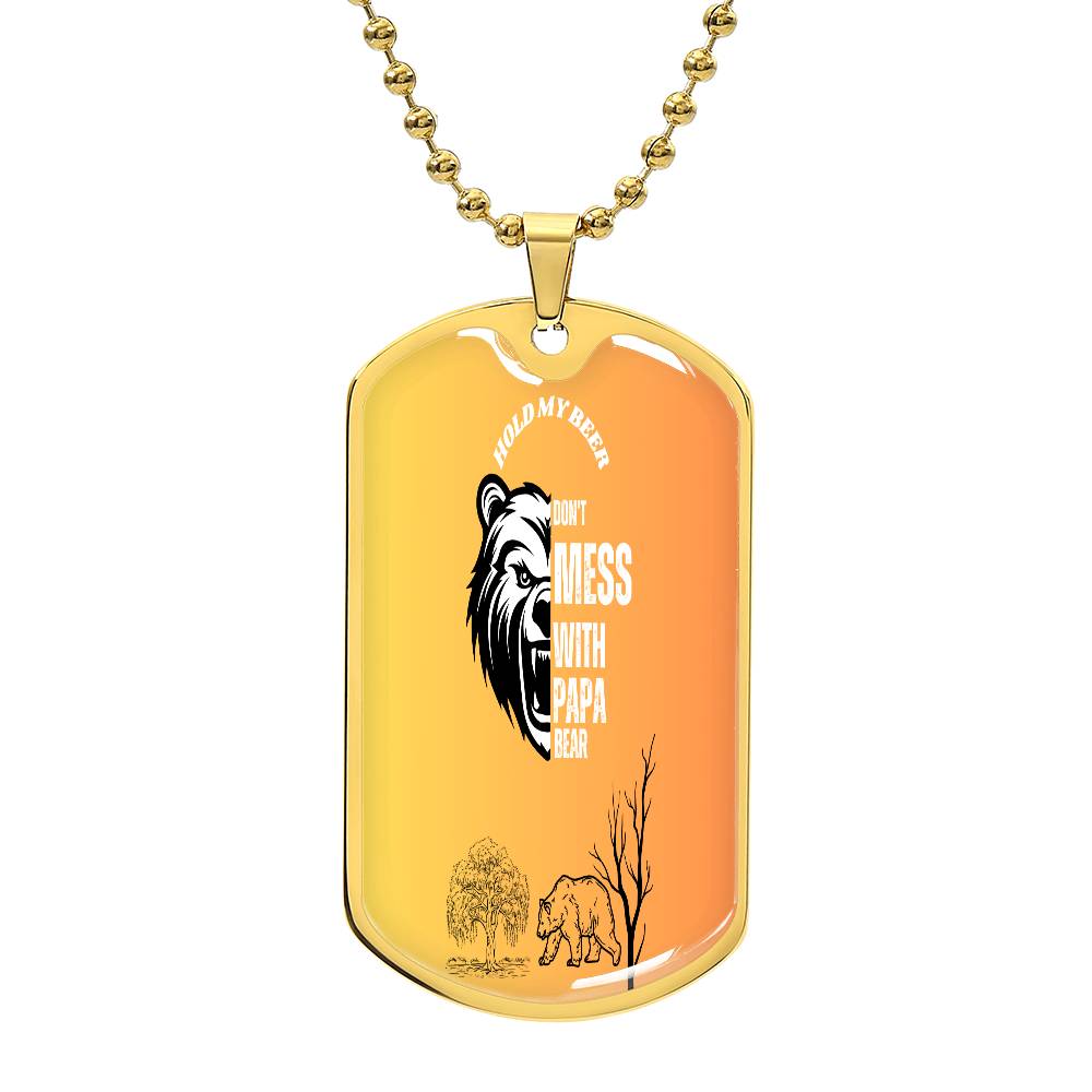 Luxury Graphic Dog Tag Necklace