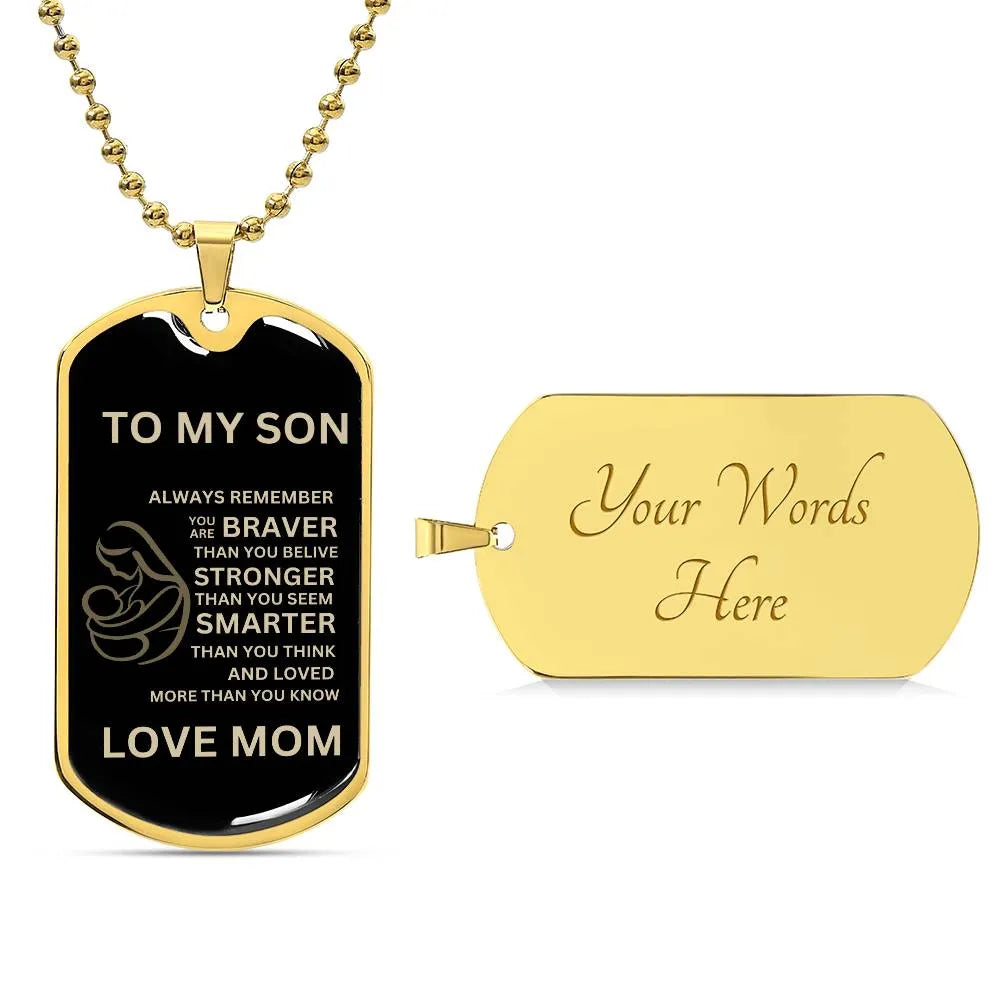 Mother and Son Dog Tag - CEW Store