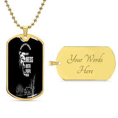 Luxury Graphic Dog Tag Necklace