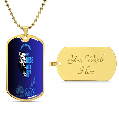 Luxury Graphic Dog Tag Necklace