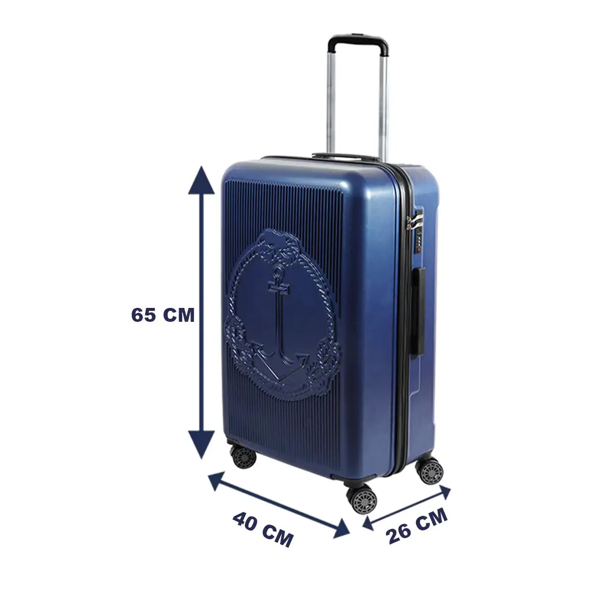 Biggdesign Ocean Suitcase Luggage, Blue, Medium - CEW Store