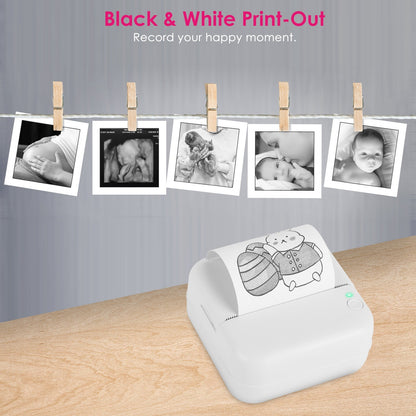 Pocket Wireless Thermal Printer Portable Mini Sticker Maker Machine Rechargeable