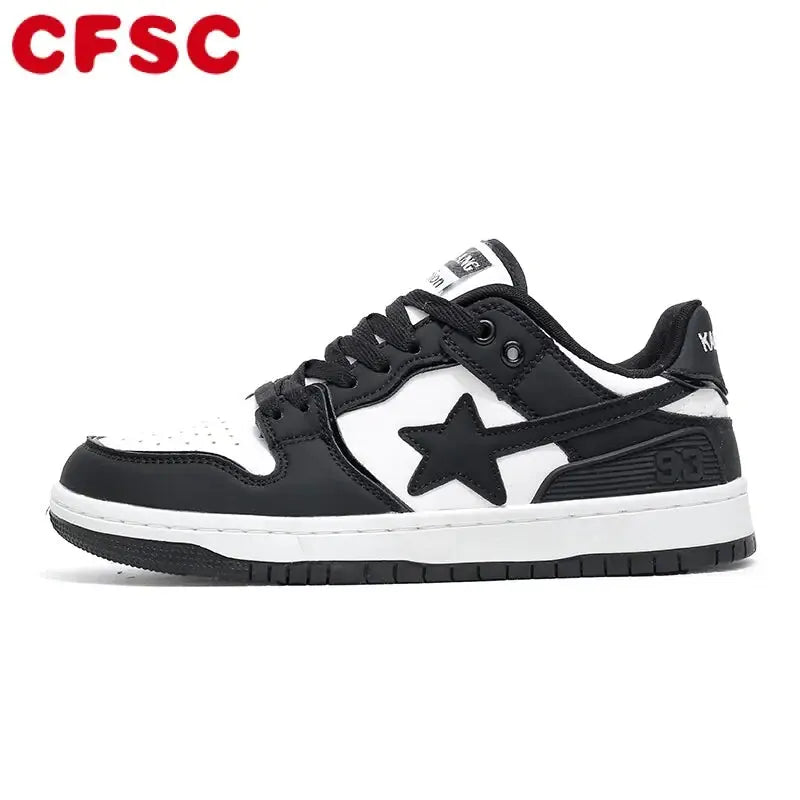 Y2K Women Shoes Fashion Classic Sneakers Multicolor Retro Star Skateboard Shoes men woman Couple Students Outdoor Casual Sport - CEW Store