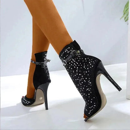 Pumps Crystal High Heels For Women - CEW Store