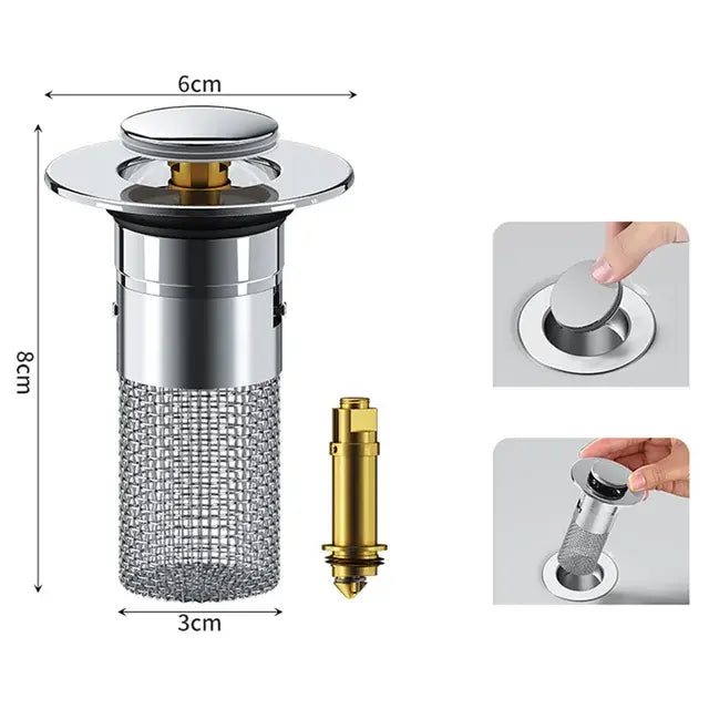 Stainless Steel Sink Drain Filter Stopper