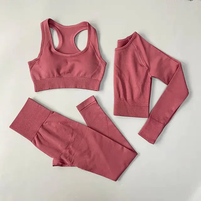 2/3/4PCS Seamless Women Yoga Set Workout - CEW Store