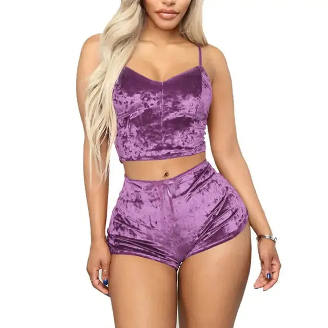 Ladies Satin Pajama Set - CEW Store