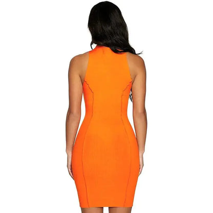 Ribbed Sleeveless Bodycon Summer Dresses For Women - CEW Store