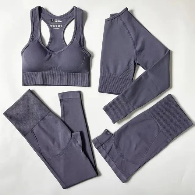 2/3/4PCS Seamless Women Yoga Set Workout - CEW Store