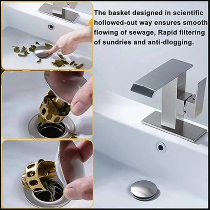 Sink Drain Vanity Stopper